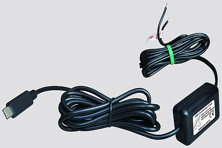 Kfz/Motorrad-Ladekabel mit USB-C- / Micro- / Mini-USB-Stecker: PRO